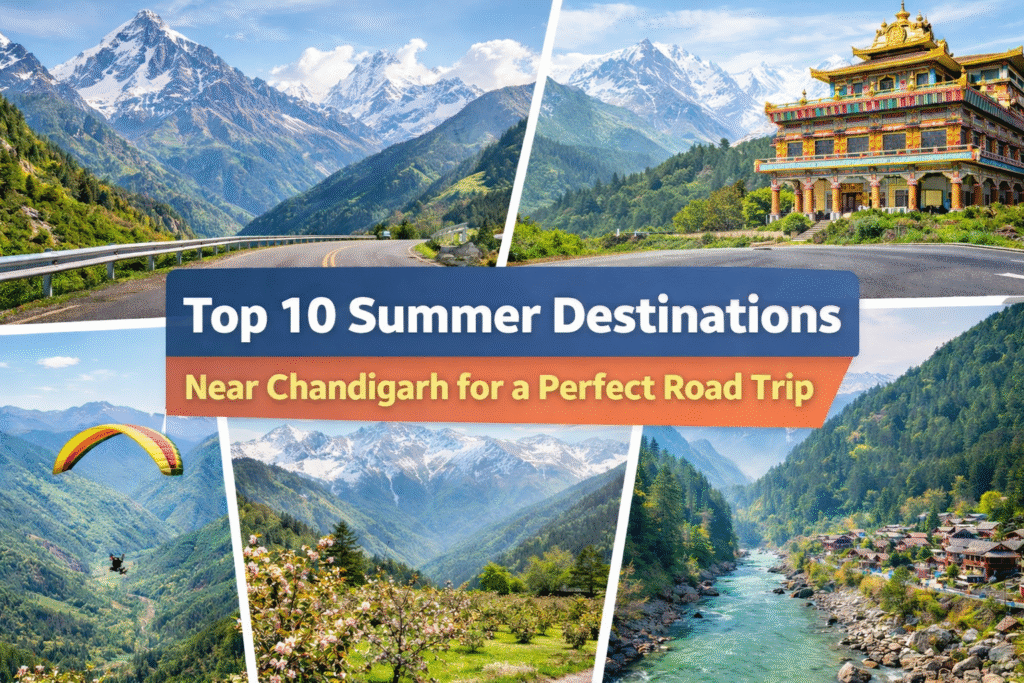 Top 10 Summer Destinations Near Chandigarh